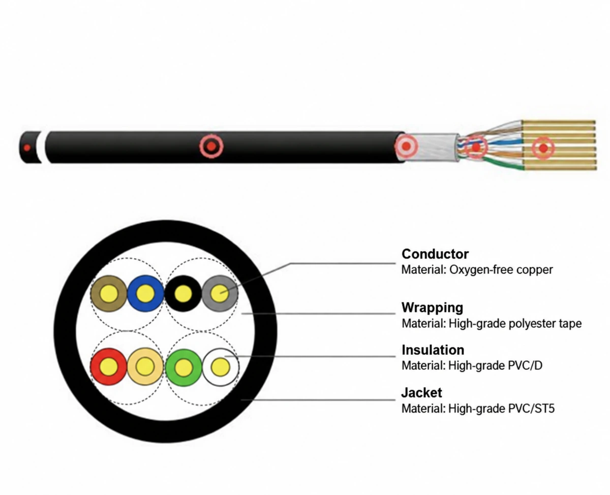 RVVS Twisted Flexible Cable