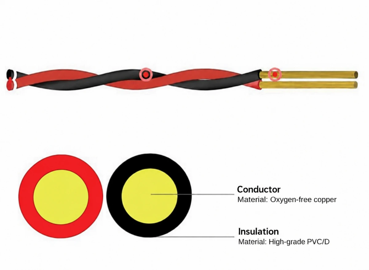 RVS Twisted Flexible Cable