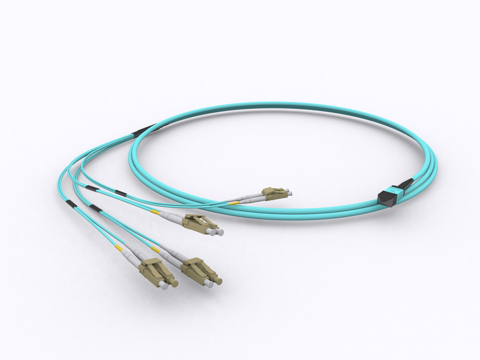 MPO–LC Pre-terminated Fiber Cable