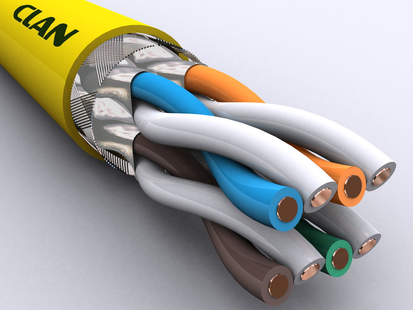 CAT8 Four-pair Double-shielded Network Cable